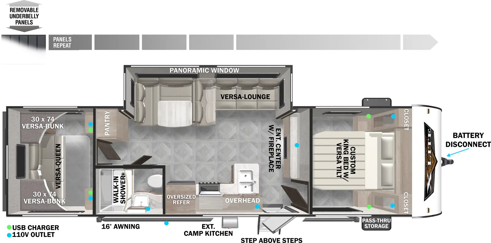 X Lite 28VBXL Floorplan